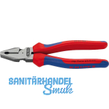 KNIPEX Kraft-Kombizange, poliert, 2-K Griffe 180 mm
