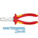 KNIPEX Abmantelungszange VDE 1346, f�r Kabel 8-13 mm, 0,75-1,5/2,5 mm�, L=165 mm