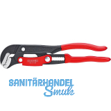 KNIPEX S-Maul-Rohrzange 8361 mit Schnelleinstellung 1.1/2", L=420 mm, grau