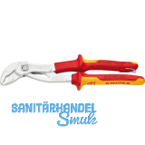 KNIPEX Wasserpumpenzange Cobra� VDE 8726T 24-fach verstellbar, mit �se, L=250 mm