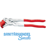 KNIPEX Fliesenbrechzange 9113, verchromt, Kunststoff-Griffe, L=250 mm