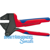 KNIPEX Crimp-Systemzange 9743200A einzeln, 2K-Griff, L=200 mm