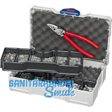 KNIPEX Crimpsortiment Aderendh�lsen unisoliert im Systainer + Crimpzange