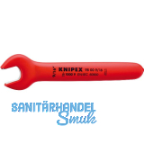 KNIPEX Einmaulschl�ssel isoliert Zoll, SW 9/16", Maulstellung 15�, L=152,4 mm