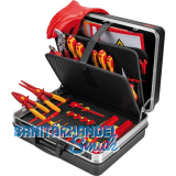 KNIPEX Werkzeugkoffer Basic 465x200x410 mm ABS-Kunststoff schwarz 33-teilig