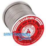 Kolofonium-L�tdraht (R�hren-Lot) � 1 mm Rolle=1000 g