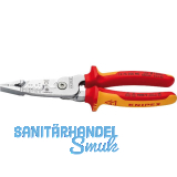KNIPEX Abmantelungszange VDE 1376200ME f�r Kabel 0,5-6,0 mm� L=200 mm