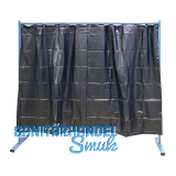 KEMPER Schwei�erschutzwand 1-teilig Breite 2.10 m dunkelgr�n