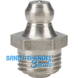Kegelkopf (Hydraulik) Schmiernippel gerade H1 Gewinde Gr��e R1/8"