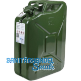 Kraftstoffkanister Stahlblech lackiert oliv Inhalt 10 Liter