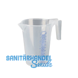 PRESSOL Messbecher transparent Polypropylen Inhalt 1,0 Liter
