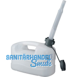 PRESSOL Wasserkanister Polyethylen mit Auslaufrohr Inhalt 5 Liter