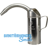 PRESSOL Messbecher Wei�blech inklusive Flexauslauf Inhalt 1 Liter