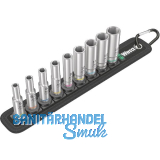 WERA Steckschl�ssel-Satz 1/4" Zyklop Belt A Deep1 9-teilig