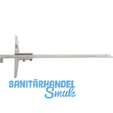 HELIOS PREISSER Tiefenmessschieber Form B mit Haken DIN 862 Messbereich 0-300 mm