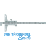 MITUTOYO Tiefenmessschieber mit Feststellschraube und Haken Messbereich 0-200 mm