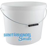 Eimer Oval 18L wei� mit B�gel ohne Deckel