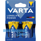 VARTA Batterie Longlife Power LR20/D 1,5 Volt 2 St�ck