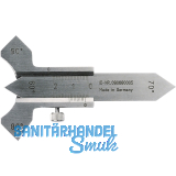 Pr�zisions Schwei�nahtlehre Messbereich 0-20 mm