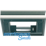 HELIOS PREISSER Rahmen-Richtwaage DIN877 200 x 200 mm Ablesung 0.02 mm