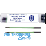 GANN Elektrodenspitze mit Isolation L�nge 60 mm Eindringtiefe 40 mm