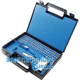 Typensortiment Europa Schrifth�he 4 mm Typenhalter 10-stellig