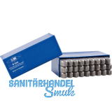 Schlagbuchstaben-Satz Gravurem-Sonderklasse 4 mm