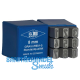 Schlagziffern-Satz Standard 10 mm