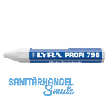 LYRA Wachskreide 798 Sechskantform wei� Inhalt 12 St�ck