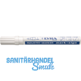 LYRA Lackmalstift 114 Strichbreite 3 mm wei�