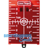SOLA Zielscheibe ZS rot magnetisch mit St�tze und Nagelloch 115 x 75 x 12 mm