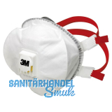 3M Atemschutzmaske / Feinstaubmaske 8835+P3 FFP3 (5 St�ck)