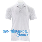 FRUIT OF THE LOOM Polo-Shirt Piqu� Type F502 grau meliert L