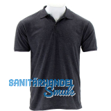 FRUIT OF THE LOOM Polo-Shirt Piqu� Type F502 dkl. grau meliert L