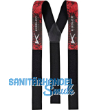 K�BLER Hosentr�ger Forest rot/schwarz Breite 50 mm