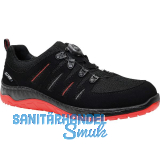ELTEN Sicherheitshalbschuh Maddox BOA Black-Red low ESD S3 45