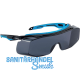 BOLL� Schutzbrille Tryon OTG Sichtscheibe Rauchglas, Rahmen Schwarz/Blau