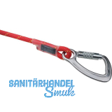 TEUFELBERGER Kernmantelseil mit vern�hter Schlaufe und Croc-Karabiner L�nge 10 m