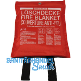 GLORIA Feuerl�schdecke aus Glasfasergewebe 1100 x 1100 mm DIN EN 1869:2001