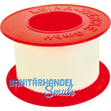 LEINA Heftpflasterspule Medisilk rei�bar mit Schutzring breite 2,5 cm l�nge 5 m