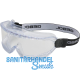 GEBOL Vollsicht-Schutzbrille Profi klar