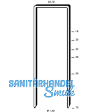 ALSAFIX Klammern Type WD 50 mm aus Stahldraht verzinkt (3200 St�ck)