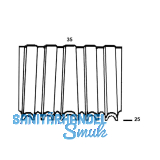 ALSAFIX Wellenn�gel Type WN35 25 mm verzinkt Wellenst�rke 3 mm (5000 St�ck)