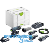 FESTOOL Akku-Deltaschleifer DTSC 400 Li 3,0 I-Set 18 Volt / 3,0 Ah (IEC) Li-Ion