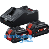 BOSCH Akku-Starterkit ProCore Plus 18 V / 2 x 8 Ah Akkus u Ladeger�t GAL18V-160