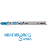 BOSCH Stichs�geblatt T118A Metall - 5 St�ck