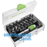 FESTOOL Bit-Satz SYS3 XXS CE-MX BHS 60 mit Bithalter 16-teilig