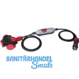 PCE Personenschutzadapter PRCD-S+Stecker u. Kupplung IP 44