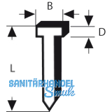 BOSCH Nägel Typ 47 Länge 23 mm Breite 1,8 mm BOSCH Nägel Typ 47 Länge 23 mm Breite 1,8 mm