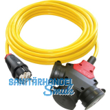 PCE Verl�ngerungskabel 3-fach K35 3G1.5 L�nge 5 m IP44